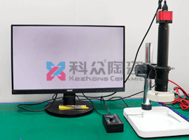 微晶玻璃零件顯微鏡檢測
